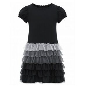 Hanna Andersson Black Ombre Tulle Dress size 140